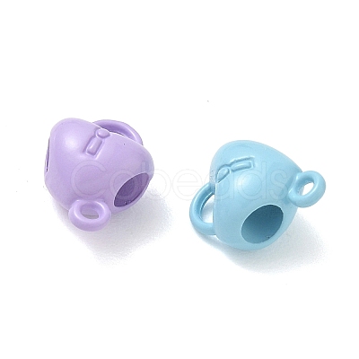 Spray Painted Alloy Connector Charms AL-CBA5B8E-06-1