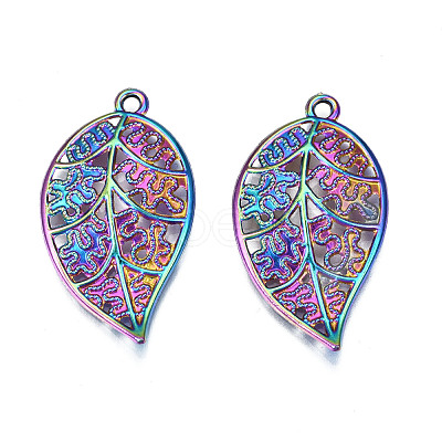 Rainbow Color Alloy Pendants PALLOY-N156-149-NR-1