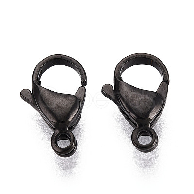 304 Stainless Steel Lobster Claw Clasps LS-STAS-T065-15mm-34B-1