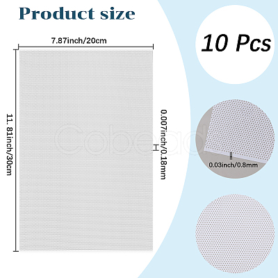 PVC Plastic Sheets with Hole AJEW-WH20006-262B-02-1