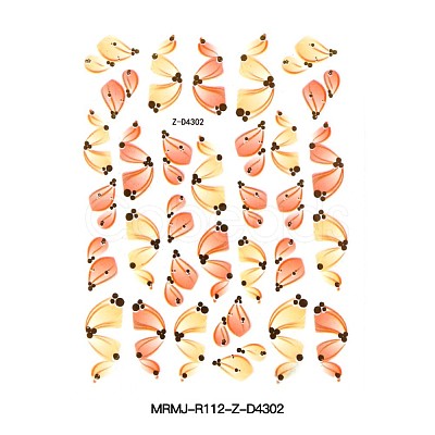 Nail Decals Stickers MRMJ-R112-Z-D4302-1