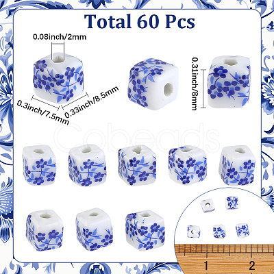 Handmade Porcelain Beads PORC-SC0001-32A-1