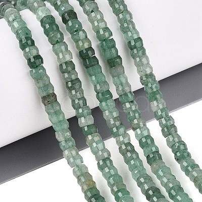 Natural Green Aventurine Beads Strands LS-G-Q606-46A-05-1