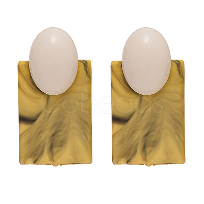 Acrylic Stud Earrings FS-WG37C6A-01-1