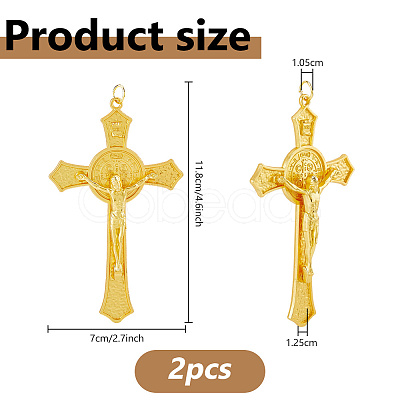 Zinc Alloy Big Pendants FIND-WH0367-706G-1