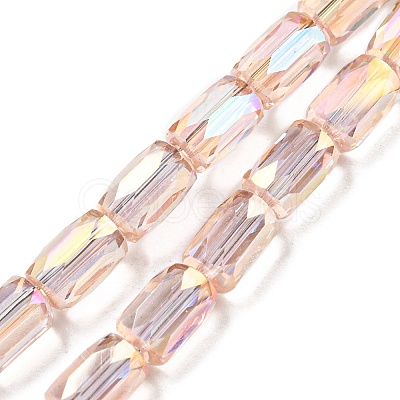 Transparent Glass Beads Strands EGLA-P052-03B-01-1