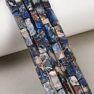 Natural Imperial Jasper Beads Strands G-I326-03-1