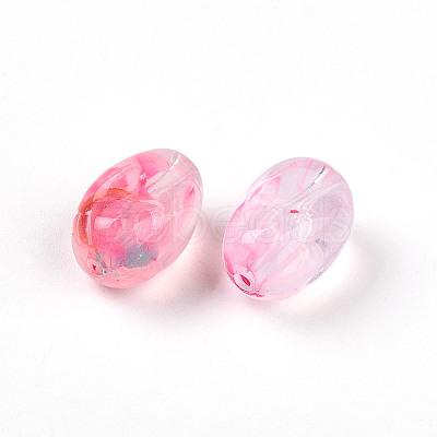 Transparent Acrylic Beads TACR-T028-38C-1