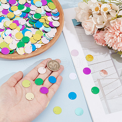 2000Pcs 10 Colors Ornament Accessories PVC-OC0001-14B-1