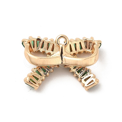 Brass with K9 Glass Pendants KK-B071-05G-1