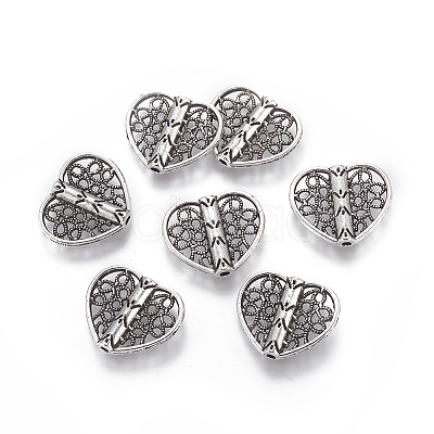 Tibetan Style Alloy Beads TIBE-F025-27AS-1