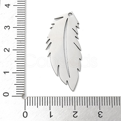 201 Stainless Steel Pendants STAS-S155-02P-03-1