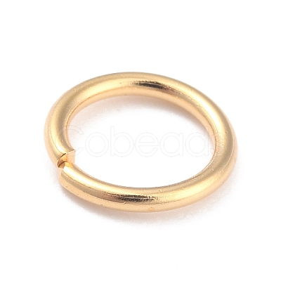 Rack Plating Brass Open Jump Rings X-KK-O139-18Q-G-1