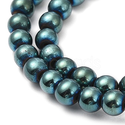 Electroplate Synthetic Non-magnetic Hematite Beads Strands G-E602-04E-1