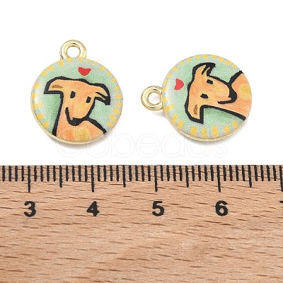Printed Alloy Pendants PALLOY-P319-07D-17-1