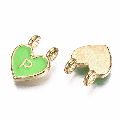 Alloy Enamel Charms X-ENAM-T012-02P-RS-1