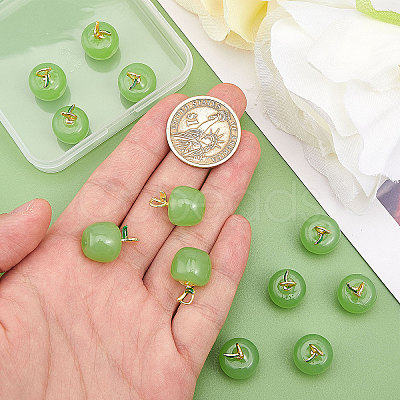 12Pcs Handmade Lampwork Pendants LAMP-CA0001-13A-1