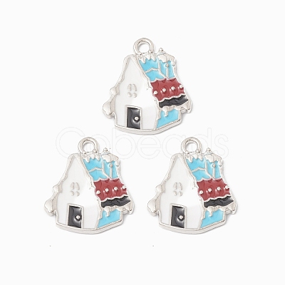 Alloy Enamel Pendants ENAM-G212-21P-1