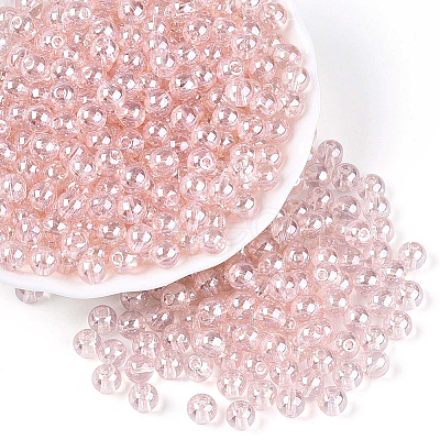 500Pcs Transparent Glass Seed Beads SEED-PA0001-08B-1