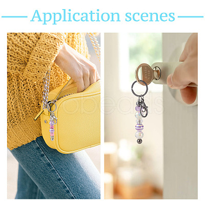 DIY Beadable Keychain Making Kit DIY-TA0006-48-1