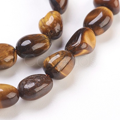 Natural Tiger Eye Beads Strands G-F575-01A-1