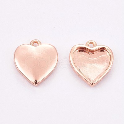 Brass Pendant Cabochon Settings LS-ZIRC-E149-20RG-1