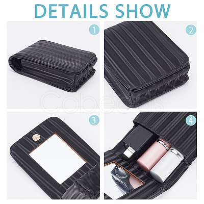 PU Leather Lipstick Case with Mirror CON-WH0088-51B-1