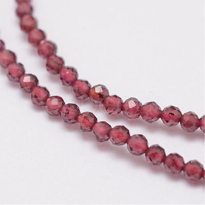 Natural Garnet Beads Strands G-E351-03-1