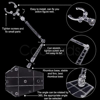 Plastic Model Toy Assembled Holder ODIS-WH0010-36-1