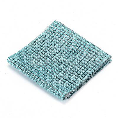 24 Rows Plastic Diamond Mesh Wrap Roll DIY-L049-05U-1
