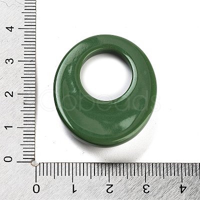 Opaque Resin Pendants RESI-E058-01C-1