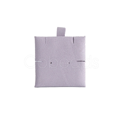 Double-Sided Microfiber Jewelry Insert Card PW-WG83078-01-1