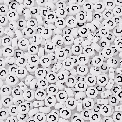 500Pcs Acrylic Beads SACR-TA0001-55C-1