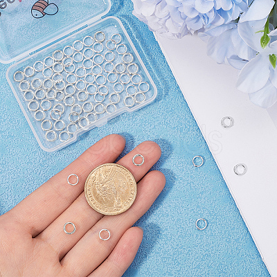 120Pcs Brass Split Rings KK-BBC0023-11B-1