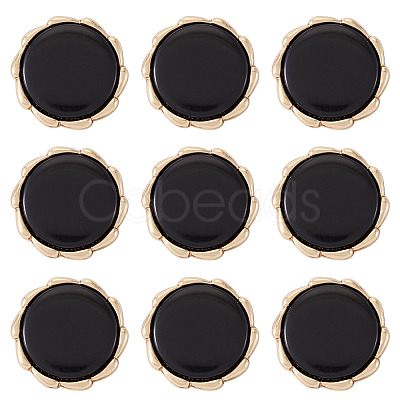 10Pcs Alloy Resin Shank Buttons BUTT-TA0001-36A-1