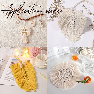 14Pcs 14 Style Wood Hoop Rings Macrame for DIY Craft Making DIY-WH0545-006-1