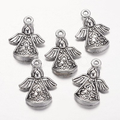 Tibetan Style Alloy Angel Pendants LS-LF1238Y-NF-1