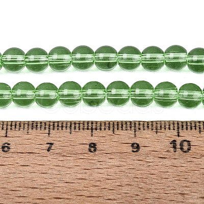 Transparent Glass Beads Strands GLAA-T032-T6mm-26-1