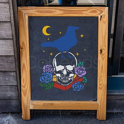 Plastic Reusable Drawing Painting Stencils Templates DIY-WH0202-266-1