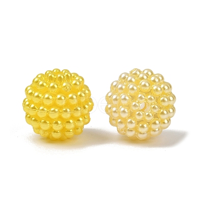 Imitation Pearl Acrylic Beads OACR-XCP0001-17A-1