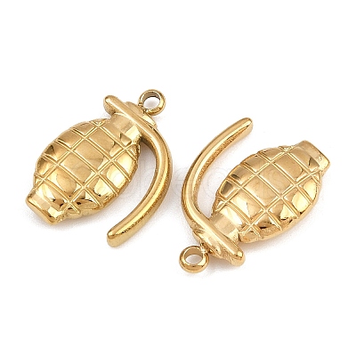 304 Stainless Steel Pendants STAS-L303-24G-1