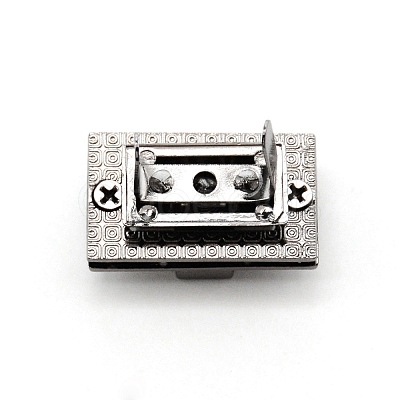 Zinc Alloy Bag Twist Lock Accessories AJEW-WH0258-078C-1