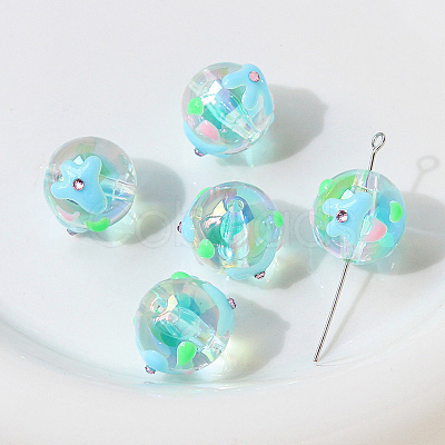 Transparent Acrylic Beads WG39989-12-1
