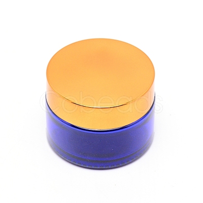 Glass Cream Jar CON-WH0076-01B-1