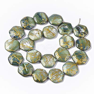 Drawbench Freshwater Shell Beads Strands X-SHEL-T014-013E-1