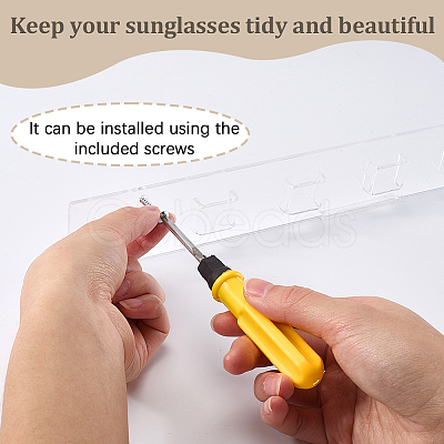 Acrylic Sunglasses Organizer Holder ODIS-WH20002-04B-1