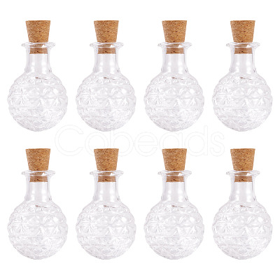 10Pcs Glass Bottles AJEW-TA0002-74-1