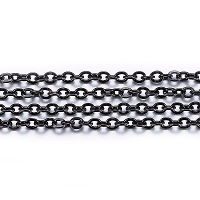 Handmade 304 Stainless Steel Cable Chains STAS-P213-03B-01-1