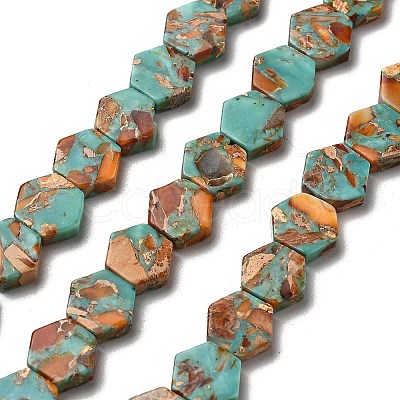 Synthetic Imperial Jasper Beads Strands G-Q050-B01-02-1