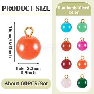 Glass Round Pendants PALLOY-TADJ00001-04-1